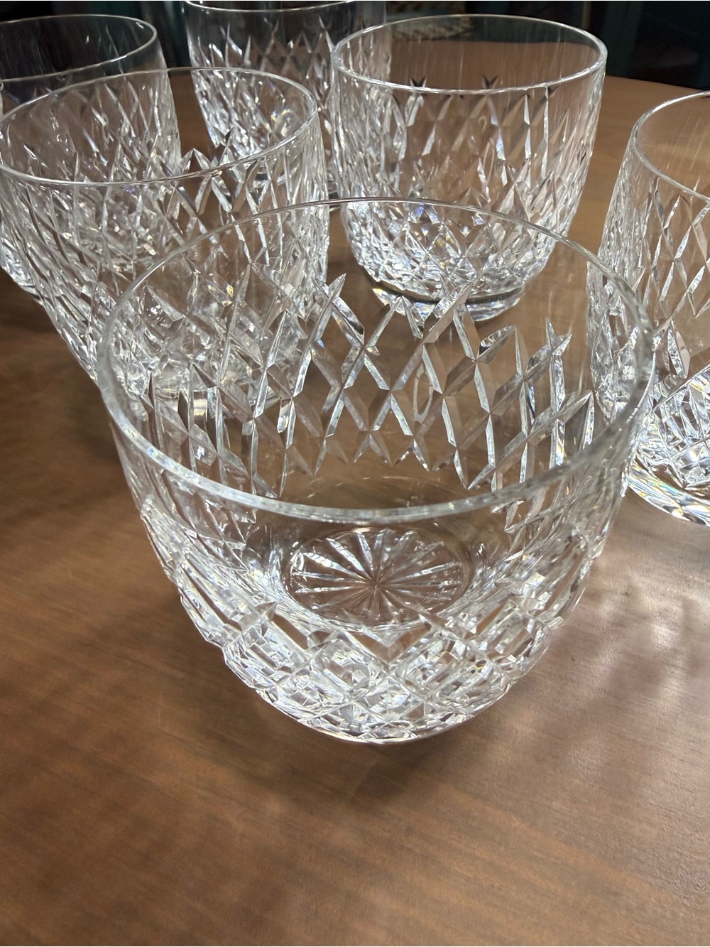 Waterford Crystal Clear Cut Double Old Fashioned Glasses - Set of 6 - Picture 7 of 9